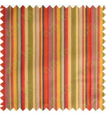 Orange purple yellow red beige blue colourful stripes main cotton curtain designs